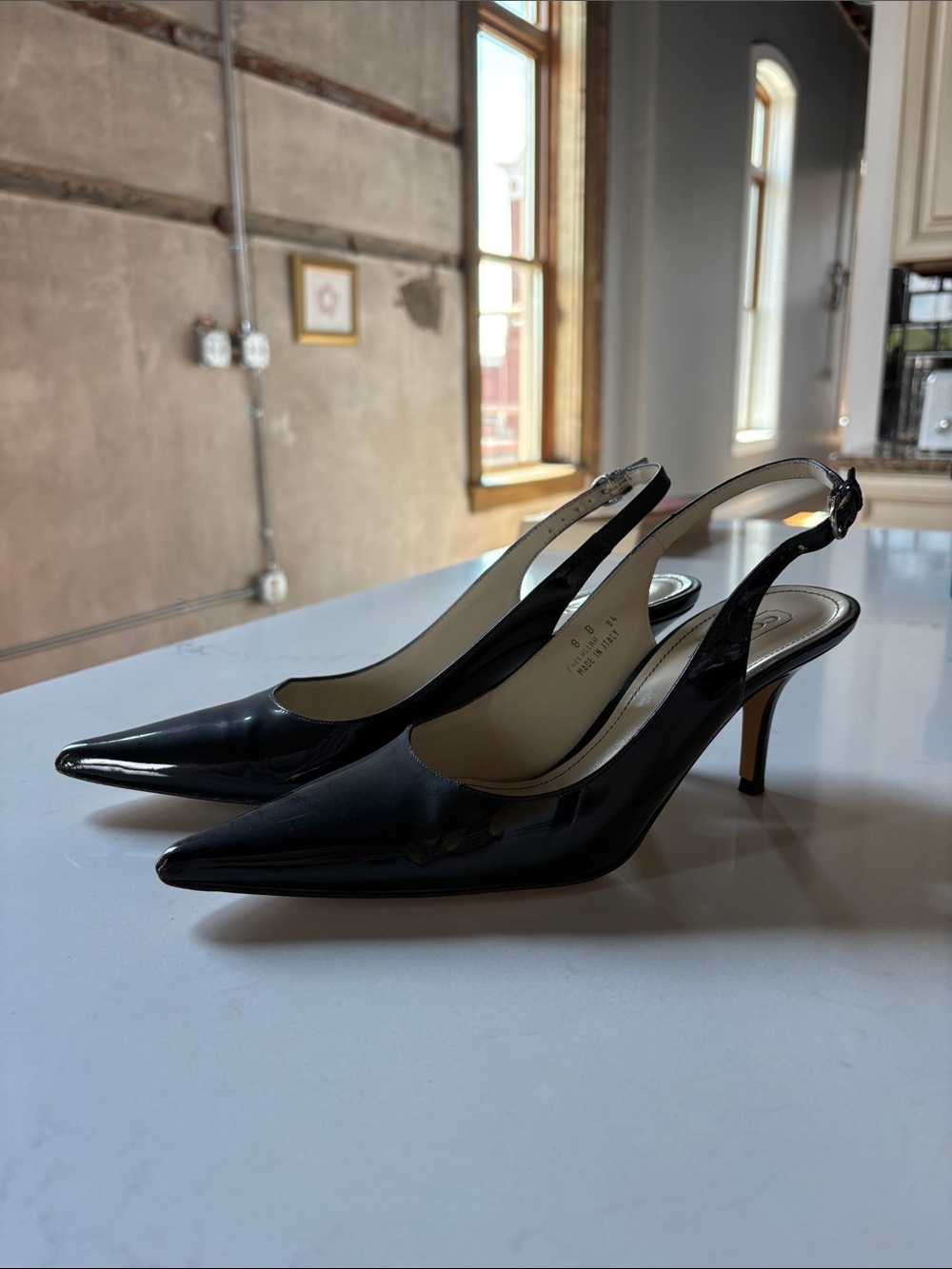 COACH Women’s Slingback Heel - Black Size 8B